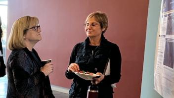 CounterACT Director Pamela Lein talks with Co-Director Amy Brooks-Kayal